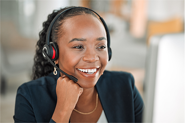 Image of a customer service representative